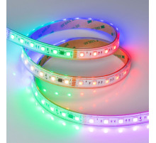 Светодиодная лента герметичная Arlight DMX-PS-B60-15mm 24V RGB-PX6 (15W/m, IP67, 5060, 5m) 037090