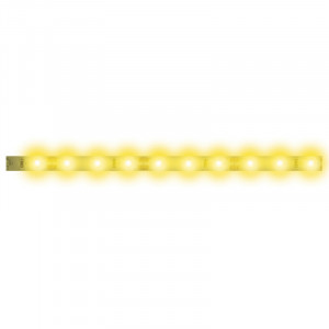 Светодиодная лента Uniel ULS-N21-2835-120LED/m-8mm-IP67-220V-8W/m-50M-YELLOW бобина