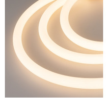 Светодиодная лента герметичная Arlight MOONLIGHT-TOP-A336-D25mm 48V Warm3000 360deg 12.5 W/m, IP65, 2835, 20m, wire x1 037562