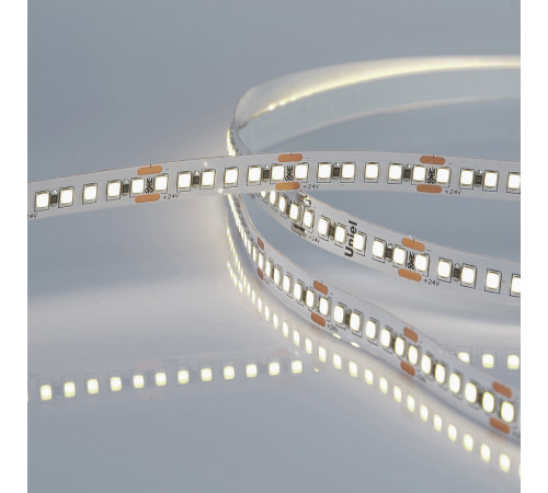 Светодиодная лента Uniel ULS-2835-180LED/m-10mm-IP20-DC24V-17W/m-5M-4000K катушка в герметичной упаковке