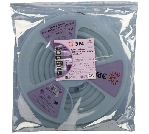 Светодиодная лента Эра LS2835-9,6-120-24-V-IP68-3 year-5m Б0062357 Светодиодная лента Эра LS2835-9,6-120-24-V-IP68-3 year-5m Б0062357
