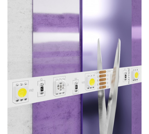 Светодиодная лента Maytoni Technical 24В 5050 14,4Вт/м RGB+W 4000K IP20 10177