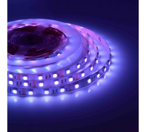 Светодиодная лента Apeyron 12В СТ 14,4Вт/м smd5050 60д/м IP20 5м RGB 00-17 Светодиодная лента Apeyron 12В СТ 14,4Вт/м smd5050 60д/м IP20 5м RGB 00-17