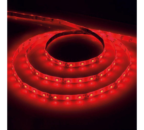 Светодиодная лента Feron 4,8W/m 60LED/m 2835SMD красный 5M LS603 27672 Светодиодная лента Feron 4,8W/m 60LED/m 2835SMD красный 5M LS603 27672