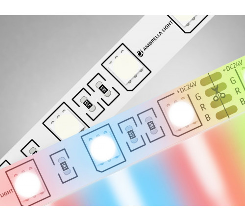 Светодиодная лента Ambrella Light LED Strip 24В 5050 14,4Вт/м RGB 5м IP20 GS4302 Светодиодная лента Ambrella Light LED Strip 24В 5050 14,4Вт/м RGB 5м IP20 GS4302