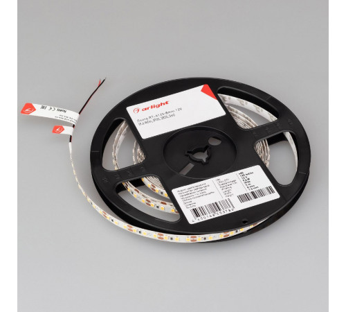 Светодиодная лента Arlight RT-A120-8mm 12V Day5000 (9.6 W/m, IP20, 5m) 042287 Светодиодная лента Arlight RT-A120-8mm 12V Day5000 (9.6 W/m, IP20, 5m) 042287