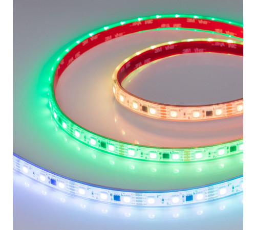 Светодиодная герметичная лента Arlight SPI-PS-B60-12mm 12V RGB-PX3-BPT (12 W/m, IP67, 5060, 5m) 039599 Светодиодная герметичная лента Arlight SPI-PS-B60-12mm 12V RGB-PX3-BPT (12 W/m, IP67, 5060, 5m) 039599