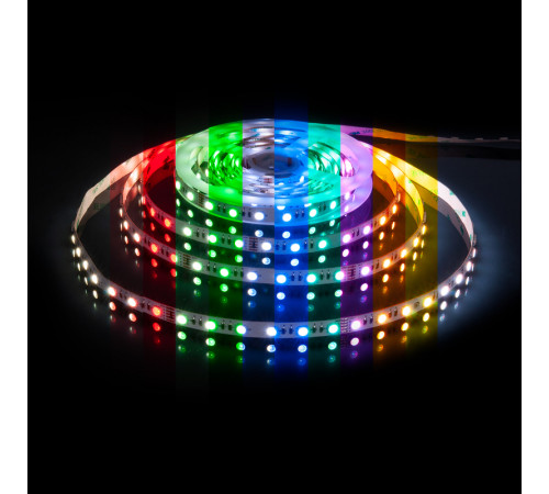 Светодиодная лента Elektrostandard 24V 24W 60Led 5050 IP20 MIX RGB/холодный белый, 5м 4690389172311 Светодиодная лента Elektrostandard 24V 24W 60Led 5050 IP20 MIX RGB/холодный белый, 5м 4690389172311