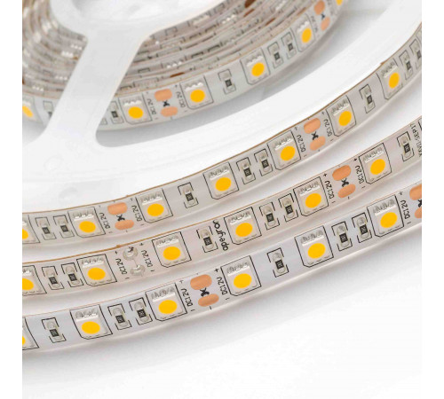 Светодиодная лента Apeyron 12В СТ 14,4Вт/м smd5050 60д/м IP65 700Лм/м 5м 3000К 11BL