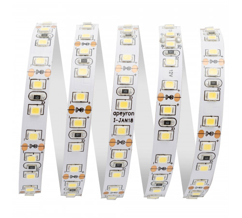 Светодиодная лента Apeyron 12В СТ 9,6Вт/м smd3528, 120д/м IP20 600Лм/м 5м 4000К 00-143 Светодиодная лента Apeyron 12В СТ 9,6Вт/м smd3528, 120д/м IP20 600Лм/м 5м 4000К 00-143