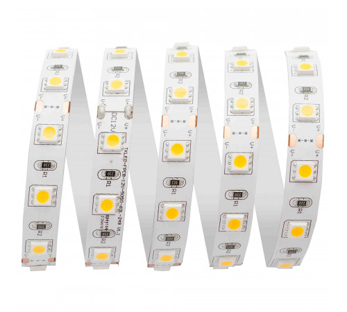 Светодиодная лента Apeyron 12В СТ 14,4Вт/м smd5050 60д/м IP20 700Лм/м 5м 3000К 16BL