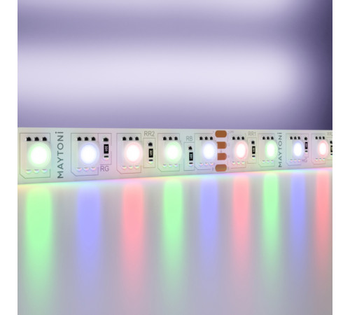 Светодиодная лента Maytoni Led Strip 24В 5050 21Вт/м RGB 5м IP20 20037 Светодиодная лента Maytoni Led Strip 24В 5050 21Вт/м RGB 5м IP20 20037