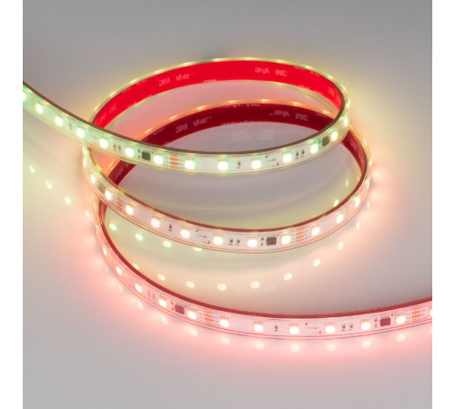Светодиодная герметичная лента Arlight SPI-PFS-B60-12mm 24V RGB-PX6-BPT (12 W/m, IP68, 5060, 5m) 039602