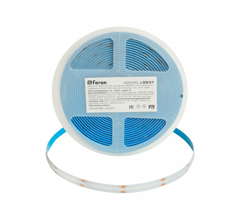 Светодиодная лента Feron LS531 24В 14Вт/м RGB 5м IP20 48946 Светодиодная лента Feron LS531 24В 14Вт/м RGB 5м IP20 48946