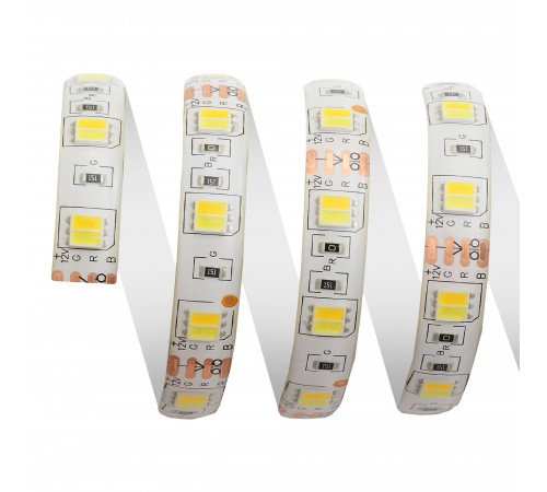 Светодиодная лента Apeyron 12В СТ 14,4Вт/м smd5050 60д/м IP65 700Лм/м 5м 3000К+6500К 00-117