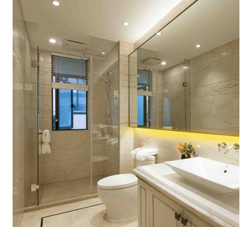 Светодиодная лента Apeyron 12В СТ 4,8Вт/м smd3528, 60д/м IP65 5м желтая 00-05