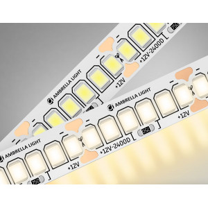 Светодиодная лента Ambrella Light LED Strip 12В 2835 19,2Вт/м 3000K 5м IP20 GS1501