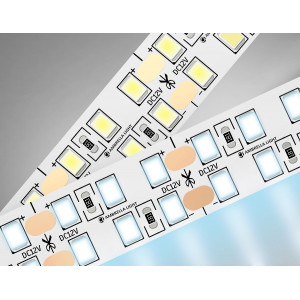 Светодиодная лента двухрядная Ambrella Light LED Strip 12В 2835 19,2Вт/м 6500K 5м IP20 GS1603