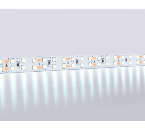 Светодиодная лента двухрядная Ambrella Light LED Strip 24В 2835 20Вт/м 6500K 5м IP20 GS3603 Светодиодная лента двухрядная Ambrella Light LED Strip 24В 2835 20Вт/м 6500K 5м IP20 GS3603