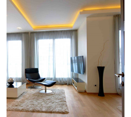 Светодиодная лента Apeyron 12В СТ 4,8Вт/м smd3528, 60д/м IP65 5м желтая 00-05