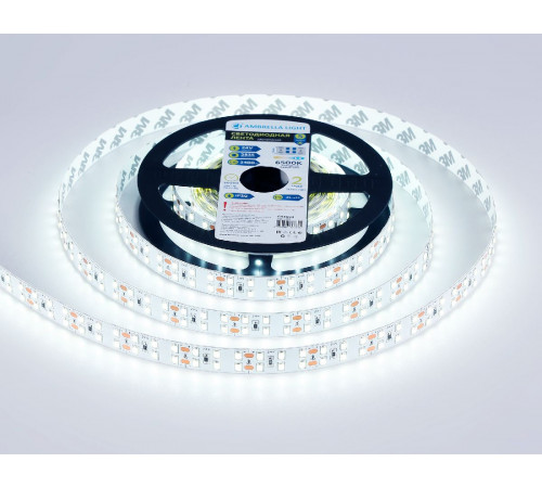 Светодиодная лента двухрядная Ambrella Light LED Strip 24В 2835 20Вт/м 6500K 5м IP20 GS3603 Светодиодная лента двухрядная Ambrella Light LED Strip 24В 2835 20Вт/м 6500K 5м IP20 GS3603