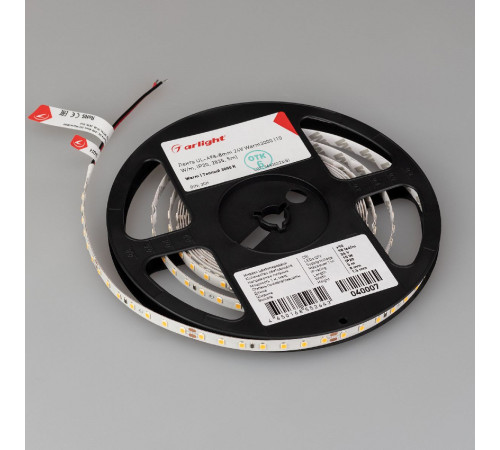Светодиодная лента Arlight UL-A98-8mm 24V Warm3000 10 W/m, IP20, 2835, 5m 040007