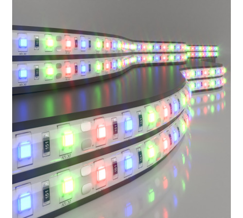 Светодиодная лента Elektrostandard 12V 14,4W 60Led 5050 IP65 RGB, 5м 4690389082139 Светодиодная лента Elektrostandard 12V 14,4W 60Led 5050 IP65 RGB, 5м 4690389082139