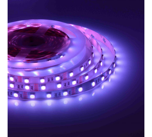 Светодиодная лента Apeyron 12В СТ 14,4Вт/м smd5050 60д/м IP20 5м RGB 00-17 Светодиодная лента Apeyron 12В СТ 14,4Вт/м smd5050 60д/м IP20 5м RGB 00-17