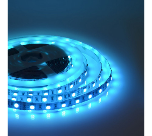 Cветодиодная лента Apeyron 24В 14,4Вт/м smd5050 60д/м IP20 5м RGB 00-310 Cветодиодная лента Apeyron 24В 14,4Вт/м smd5050 60д/м IP20 5м RGB 00-310