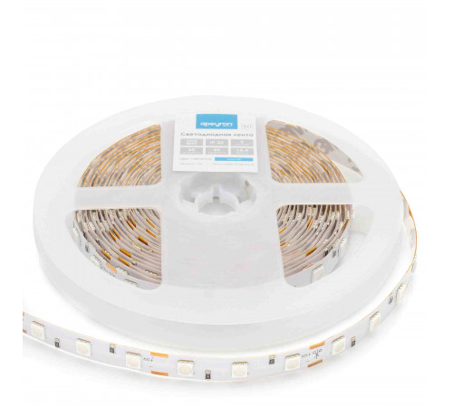 Светодиодная лента Apeyron 12В СТ 14,4Вт/м smd5050 60д/м IP20 5м зеленая 00-49 Светодиодная лента Apeyron 12В СТ 14,4Вт/м smd5050 60д/м IP20 5м зеленая 00-49