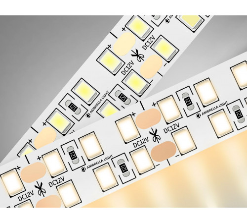Светодиодная лента двухрядная Ambrella Light LED Strip 12В 2835 24Вт/м 3000K 5м IP20 GS1701 Светодиодная лента двухрядная Ambrella Light LED Strip 12В 2835 24Вт/м 3000K 5м IP20 GS1701
