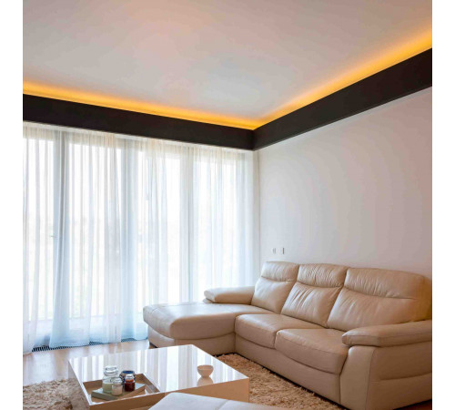 Светодиодная лента Apeyron 12В СТ 4,8Вт/м smd3528, 60д/м IP65 5м желтая 00-05