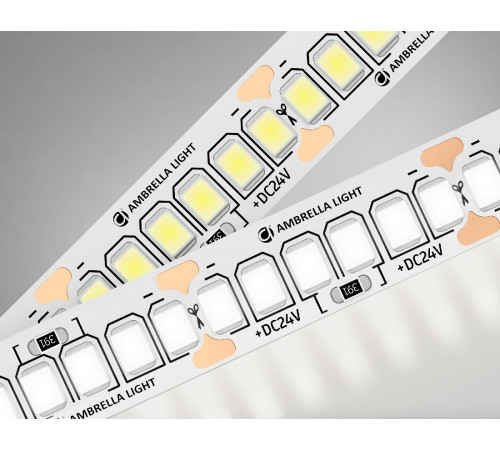 Светодиодная лента Ambrella Light LED Strip 24В 2835 10Вт/м 4500K 5м IP20 GS3102 Светодиодная лента Ambrella Light LED Strip 24В 2835 10Вт/м 4500K 5м IP20 GS3102