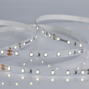 Светодиодная лента Uniel ULS-2835-60LED/m-8mm-IP20-DC24V-6W/m-5M-DW катушка в герметичной упаковке