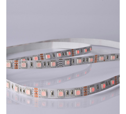 Светодиодная лента Uniel ULS-M25-5050-60LED/m-10mm-IP20-DC12V-14,4W/m-5M-RGB PROFI катушка в герметичной упаковке Светодиодная лента Uniel ULS-M25-5050-60LED/m-10mm-IP20-DC12V-14,4W/m-5M-RGB PROFI катушка в герметичной упаковке