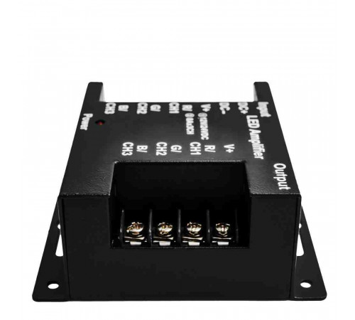 Усилитель RGB Apeyron 12В 288Вт 3 канала*8А 04-04(288) Усилитель RGB Apeyron 12В 288Вт 3 канала*8А 04-04(288)