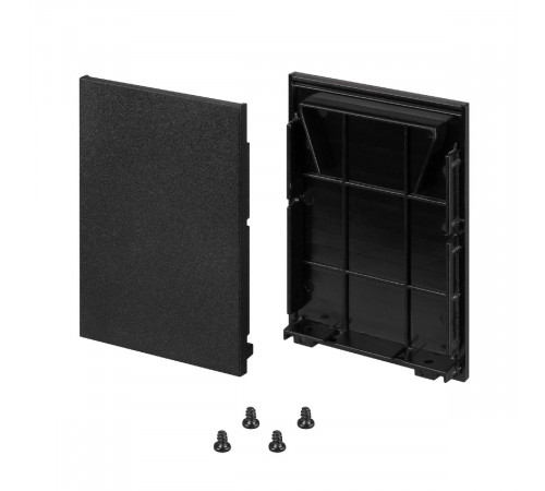 Заглушка Arlight LINE-5075-HONEYCOMB BLACK глухая 044882