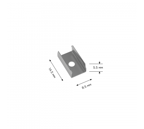 Комплект крепежей для алюминиевого профиля Apeyron К-08-39 (4 шт)