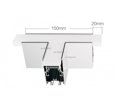 Угол Arlight S2-LINE-4067-T90 тройной 021254