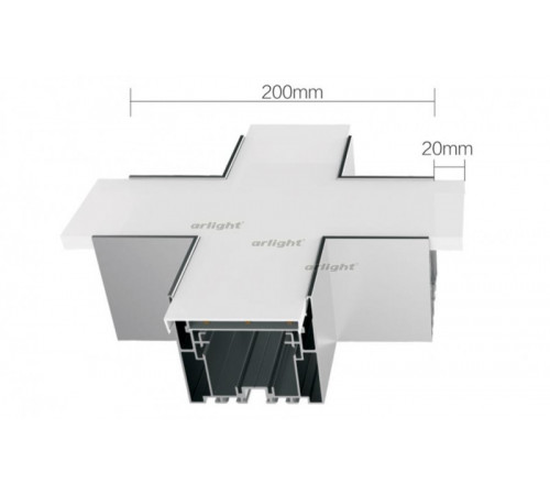 Угол Arlight S2-LINE-7977-X90 крестовой 021265
