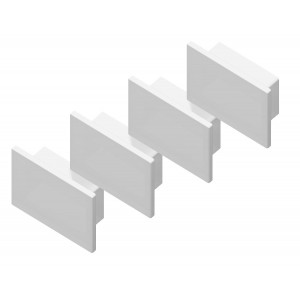 Заглушка (4 шт.) Ambrella Light Alum Profile GP8350