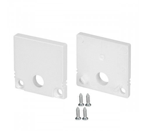 Заглушка Arlight SL-SLIM20-H20 WHITE с отверстием 047634 Заглушка Arlight SL-SLIM20-H20 WHITE с отверстием 047634
