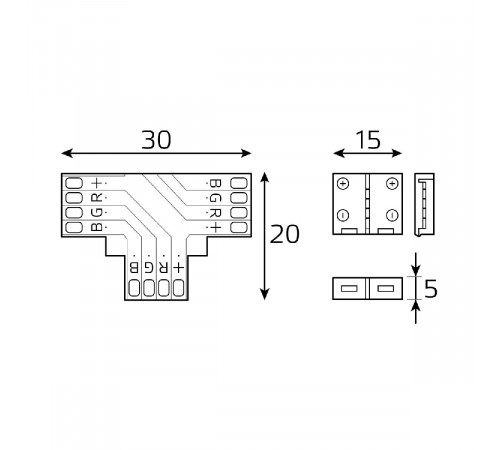 Набор коннекторов Gauss Basic BT430 Набор коннекторов Gauss Basic BT430