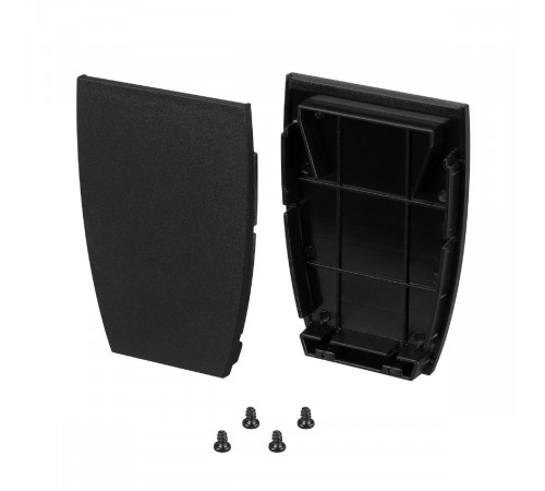 Заглушка Arlight LINE-5075-U-HONEYCOMB BLACK глухая 044887