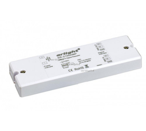 Усилитель Arlight DMX-сигнала SR-2100AMP (12-24V, 1CH) 019460 Усилитель Arlight DMX-сигнала SR-2100AMP (12-24V, 1CH) 019460