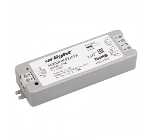 Усилитель Arlight SMART-DIM (12-24V, 1x8A) 023829 Усилитель Arlight SMART-DIM (12-24V, 1x8A) 023829