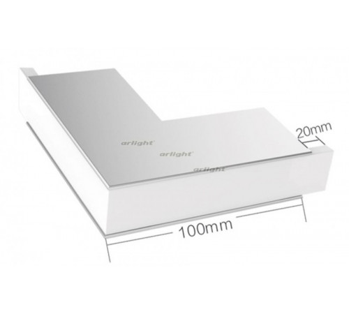 Угол Arlight S2-LINE-3360-L90W внешний 021236