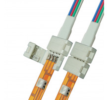 Коннектор для светодиодных лент Uniel UCX-SD4/B20-RGB WHITE 020 POLYBAG 06610