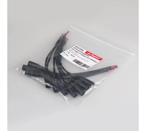 Разъем выводной Arlight DC-2pin-L150mm-X1F (MAMA) 022356 Разъем выводной Arlight DC-2pin-L150mm-X1F (MAMA) 022356