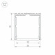 Профиль Arlight ARH-POWER-W35-2000 ANOD 016138